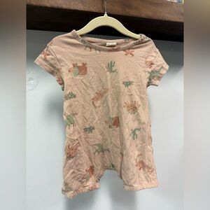 Kids Dinosaur Print Short one piece